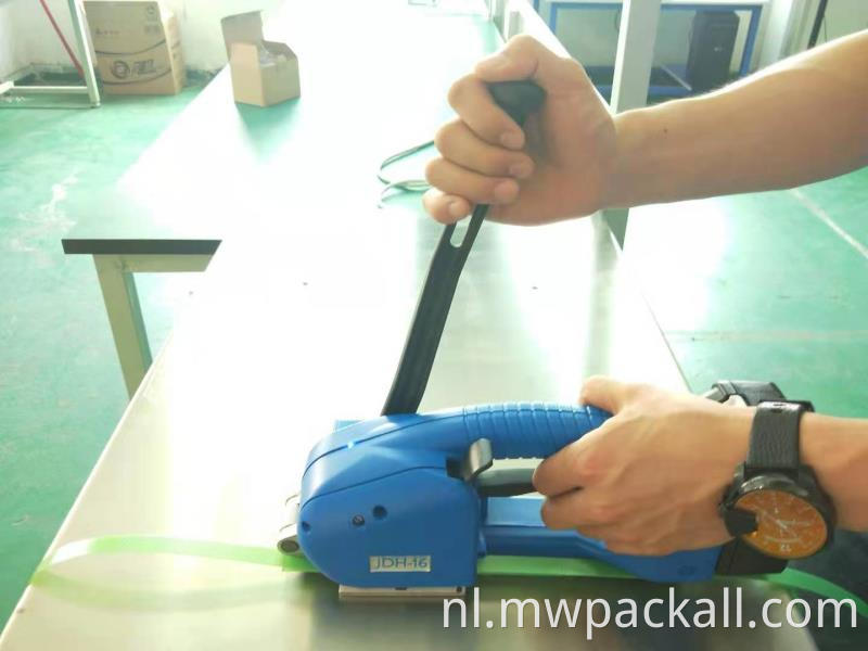 Handstrapping /batterij aangedreven plastic omsnoeringgereedschap Small Hand Packing Pet Strapping Tools